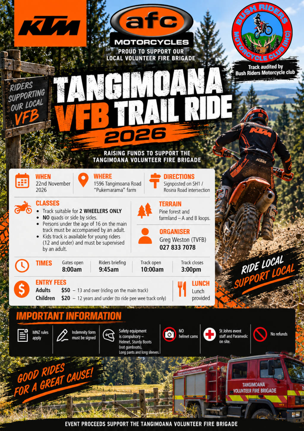 Tangimoana VFB Trail Ride poster