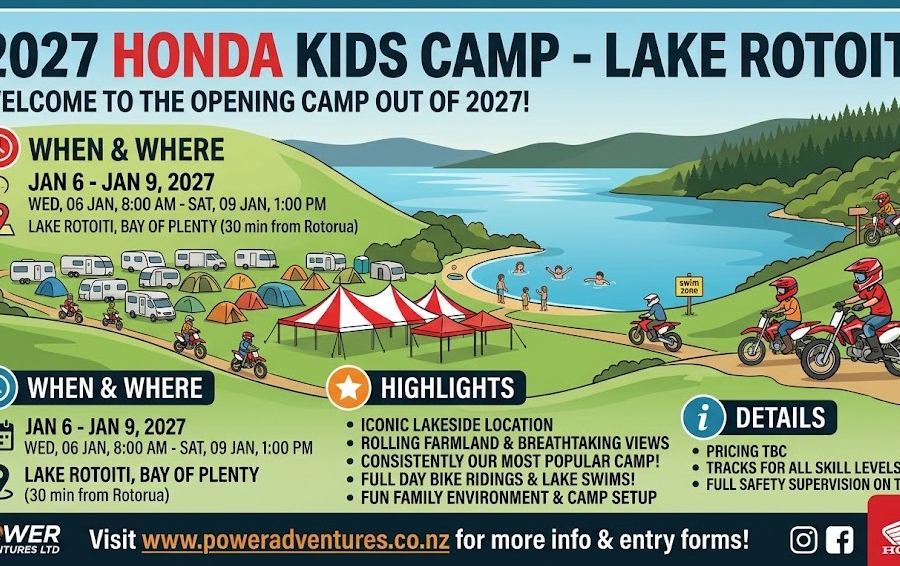 Power Adventures Honda Kids Camp - Lake Rotoiti