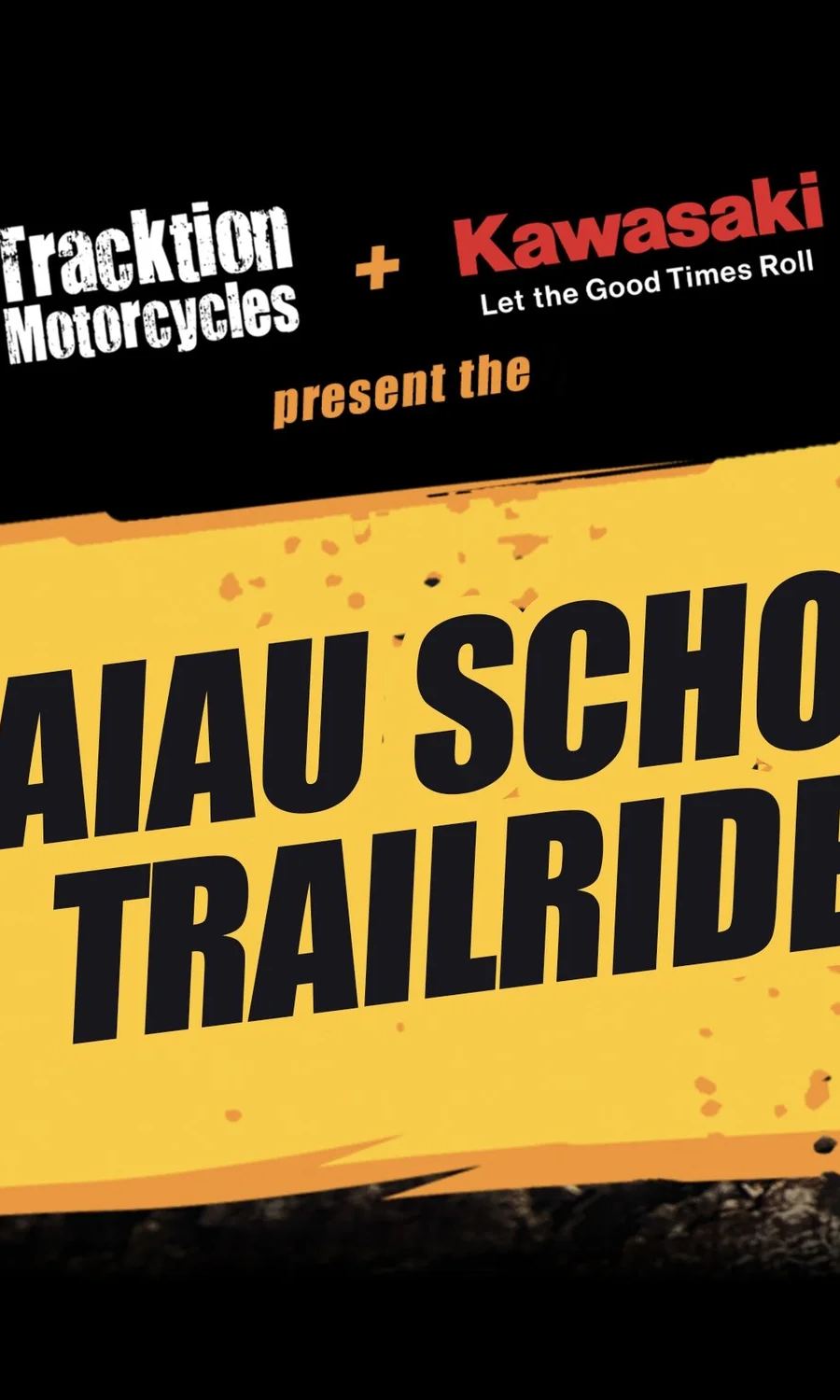 Tracktion Kawasaki Waiau School Trail Ride